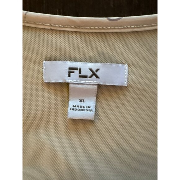 FLX Tank Dress/Skort With Built-In Shorts Sage Topography Size XL - Picture 3 of 10